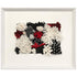 black white red coral wall art